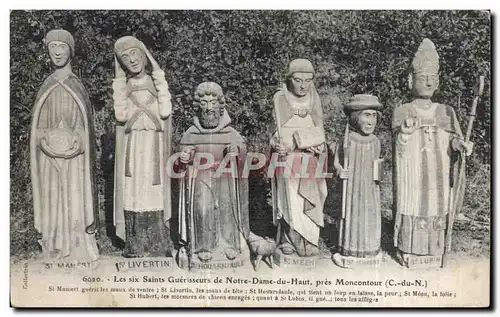 Cartes postales Les six Saints Guerisseurs de Notre Dame du Haut pres Monocontour