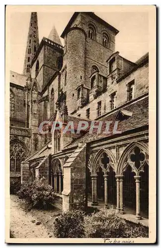 Cartes postales Treguier La Cathedrale Tour d Hastings et Galerie du Cloitre