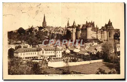 Cartes postales Vitre Vue Generale