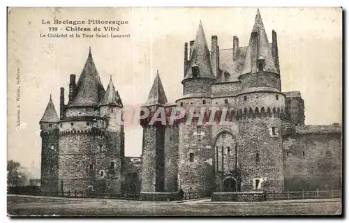 Cartes postales Les Bretagne Pittoresque Chateau de Vitre