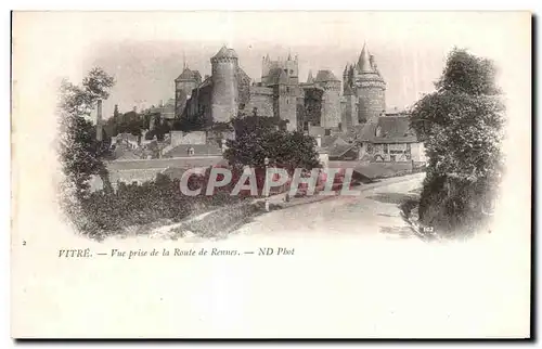 Cartes postales Vitre Vue Prise de la Route de Rennes