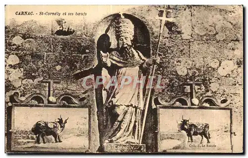 Cartes postales Carnac St Cornely et Ses Boeufs