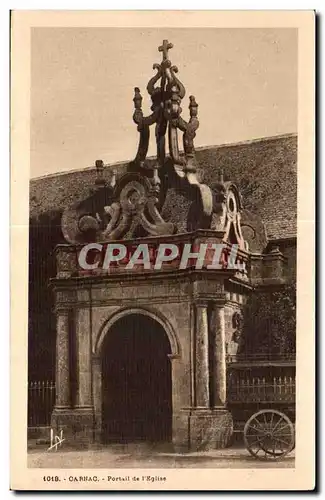 Cartes postales Carnac Portail de I Eglise