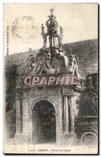Cartes postales Carnac Portail de I Eglise