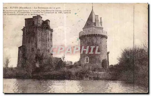 Cartes postales Elven (Morbihan) La Forteresse de Lagoet