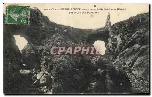 Cartes postales L Ile De Pierre Percee Situee Entre St Nazaire Et Le Croisic Dite L Ilot Des Mouettes