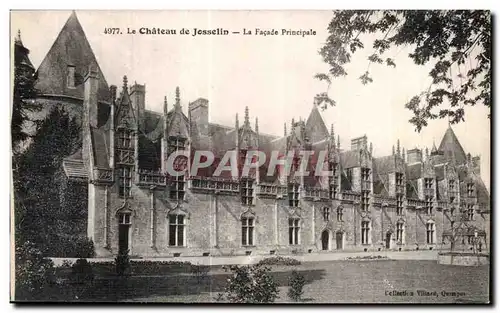 Ansichtskarte AK Le Chateau de Josselin La Facade Principale