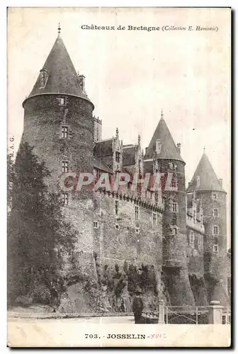 Cartes postales Josselin Chateau de Bretagne (Collection Hamonic)