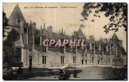 Ansichtskarte AK Le Chateau de Josselin Facade Principale