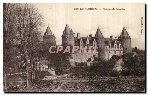 Cartes postales Le Morbihan Chateau de Josselin