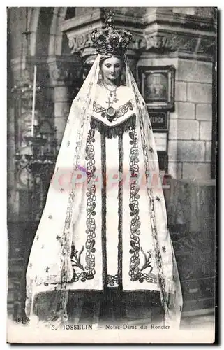 Cartes postales Josselin Notre Dame du Roncier