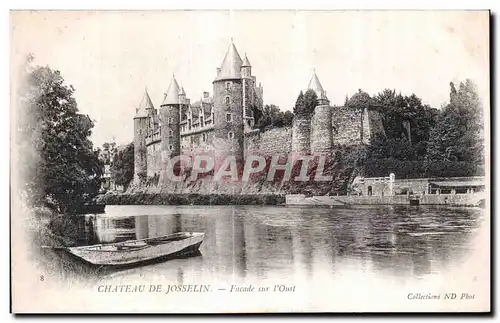 Ansichtskarte AK Chateau de Josselin Facade sur I Oust