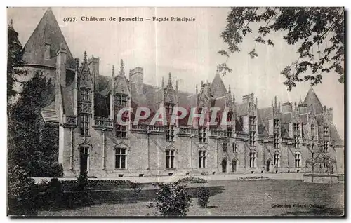 Cartes postales Chateau de Josselin Facade Principale