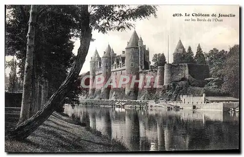 Cartes postales Le Chateau de Josselin sur les Bords de I Oust