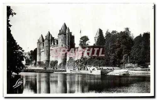 Cartes postales Josselin Les bords de I Oust et le Chateau Josselin fut pour le Connetable Olivier de Clisson sa