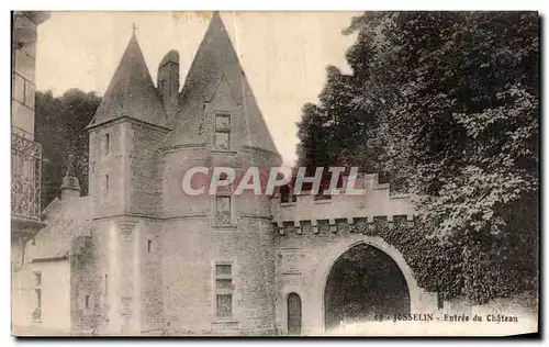 Cartes postales Josselin Entree du Chateau