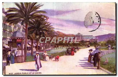 Cartes postales Nice Jardin Public Et Le Casino