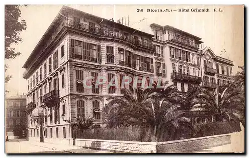 Cartes postales Nice Hotel Grimaldi