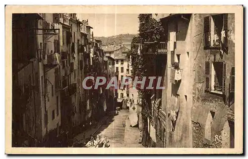 Cartes postales Nice Une rue de la vieille ville