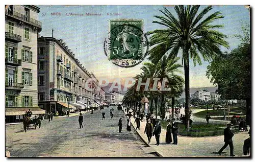 Cartes postales Nice L Avenue Manssena