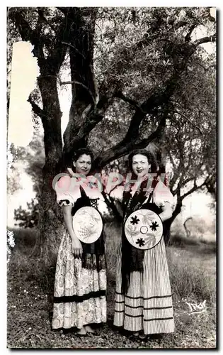 Cartes postales La Cote D Azur Nice Folklore Costume Coiffes
