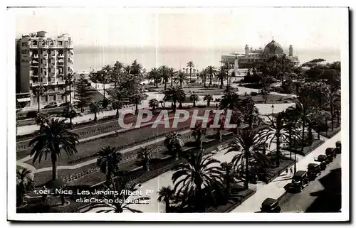 Ansichtskarte AK Nice Les Jardins Albert et le Casino dela Jetee