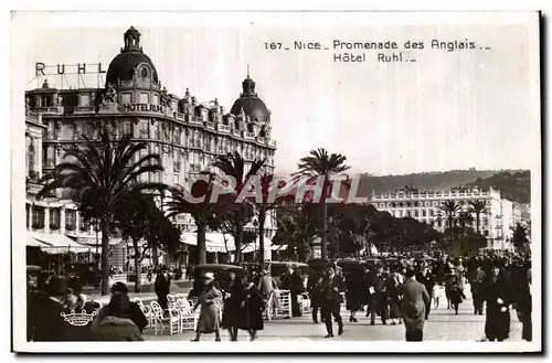 Ansichtskarte AK Nice Promenade des Anglais Hotel Ruhl