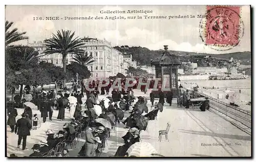 Ansichtskarte AK Collection Artistique Nice Promenade des Angais sur la Terrasse pendant la