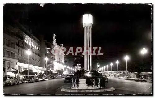 Ansichtskarte AK La Cote D Azur Nice La Nuit Promenade des Anglais