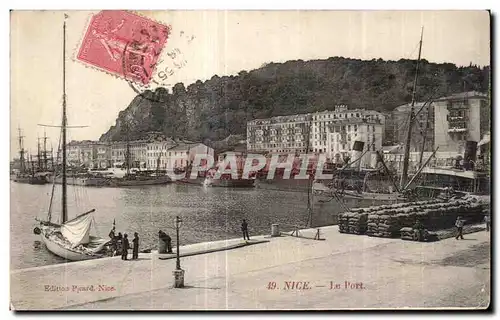 Cartes postales Nice Le Port Bateaux