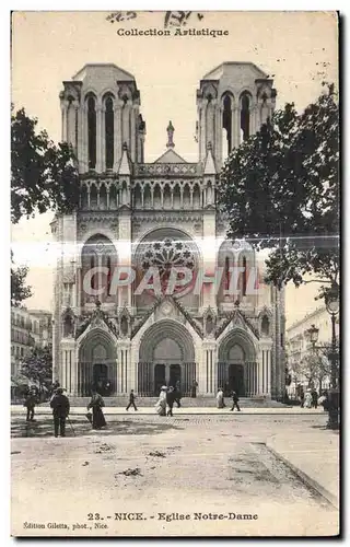 Cartes postales Nice Eglise Notre Dame