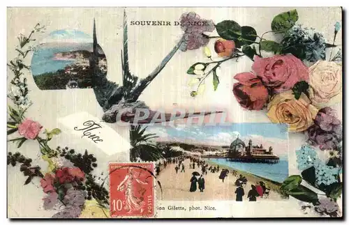 Cartes postales Nice Souvenir De Nice Hirondelle