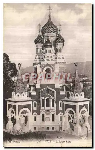 Ansichtskarte AK Nice L Eglise Russe Russian church russie Russia