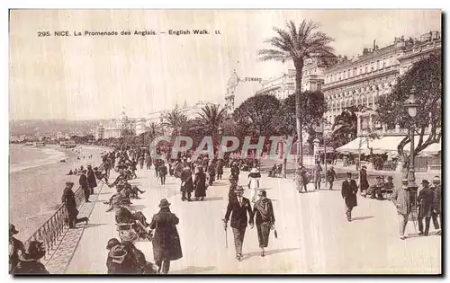 Ansichtskarte AK Nice La Promenade des Angiais English Walk