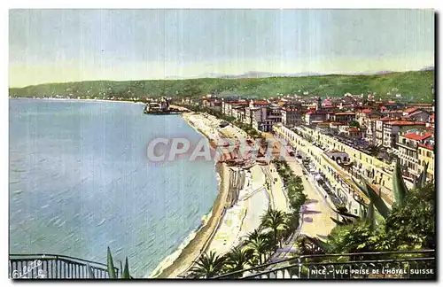 Cartes postales Nice Vue Prise L Hotel Suisse