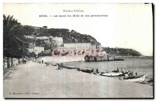 Cartes postales Nice Le quai du Midi et les Ponchettes