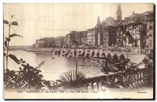 Cartes postales Menton La Vieille Ville The Old Town