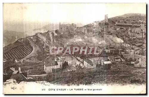 Cartes postales Cote D Azur La Turbie Vue generale