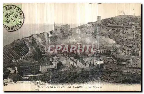 Cartes postales Cote D azur La Turbie Vue Generale