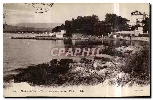 Cartes postales Juan les Pins La Fontaine des Pins