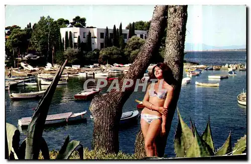 Cartes postales Cote D Azur Juan les Pins Femme en maillot de bain