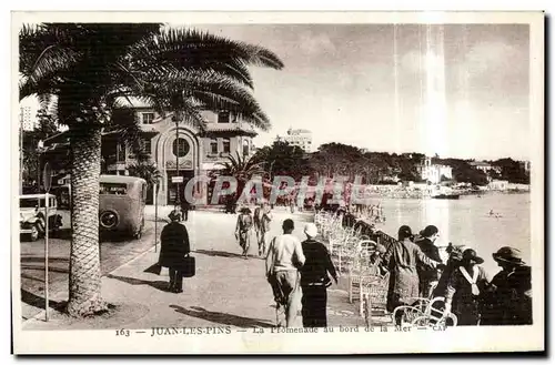 Ansichtskarte AK Juan les Pins La Promenade au bord de la Mer