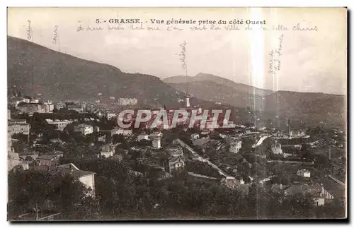 Cartes postales Grasse Vue generale prise du cote Ouest