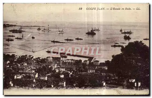 Cartes postales Golfe Juan L Escade en Rade Bateaux