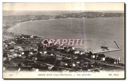 Cartes postales Golfe Juan Vue generale