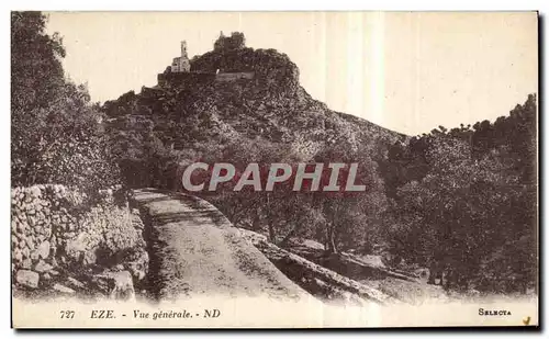 Cartes postales Eze Vue generale