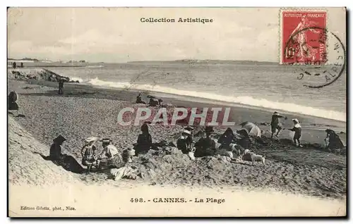 Cartes postales Cannes La Plage Enfants