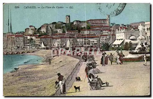 Cartes postales Cannes Le Place du Casino