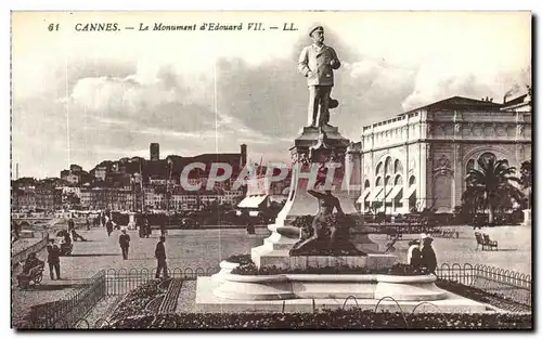 Cartes postales CAnnes Le Monument d Edouard VII