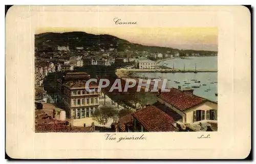 Cartes postales Cannes Vue generale